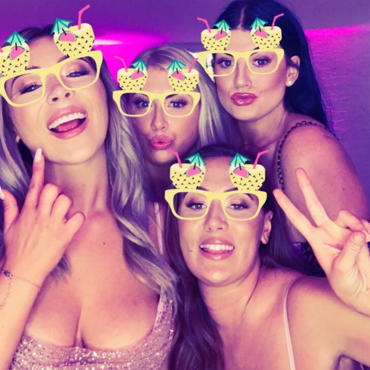 guests using Selfie pod hire from Photobomb